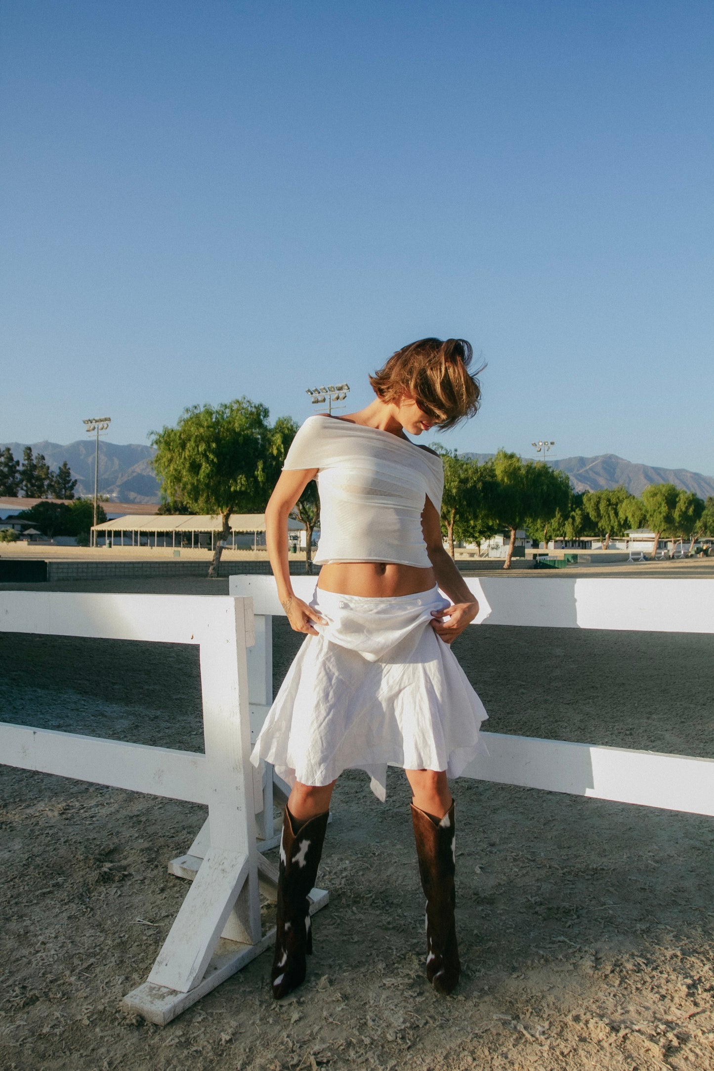 Lark Linen skirt