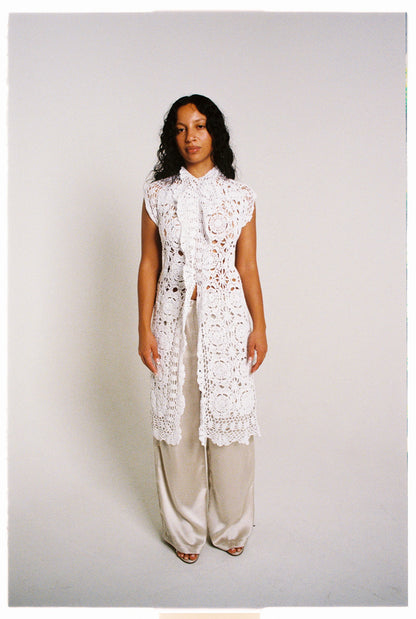 Maria Halter Top in White