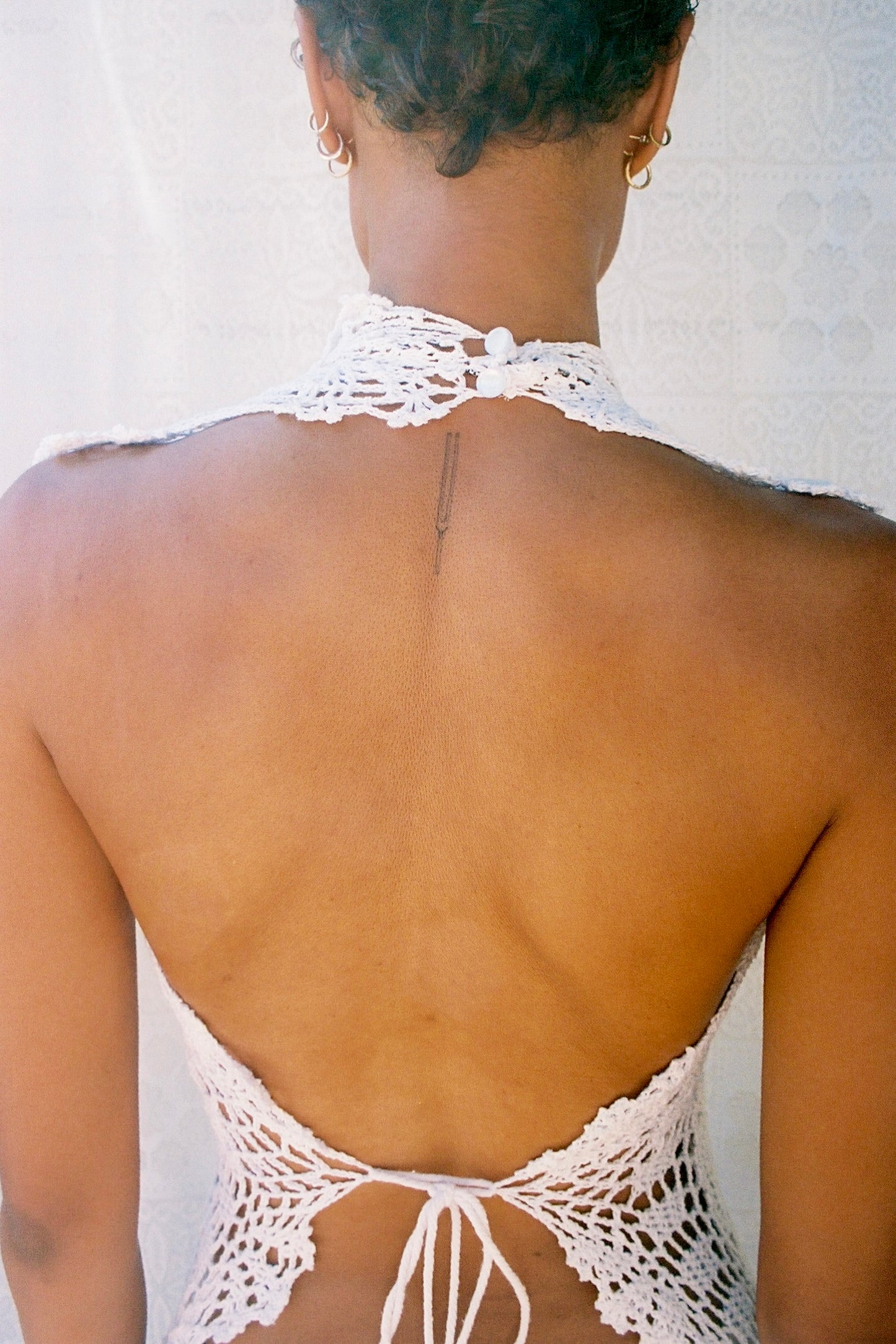 Maria Halter Top in White