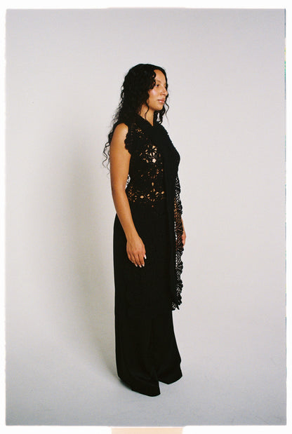 Maria Halter Top in Black