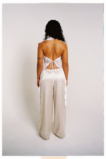 Maria Halter Top in White