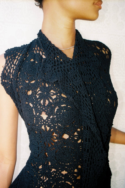 Maria Halter Top in Black